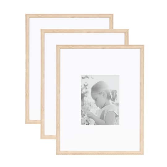Kate and Laurel 16" x 20" Adlynn Photo Frame with 8" x 10" Mat